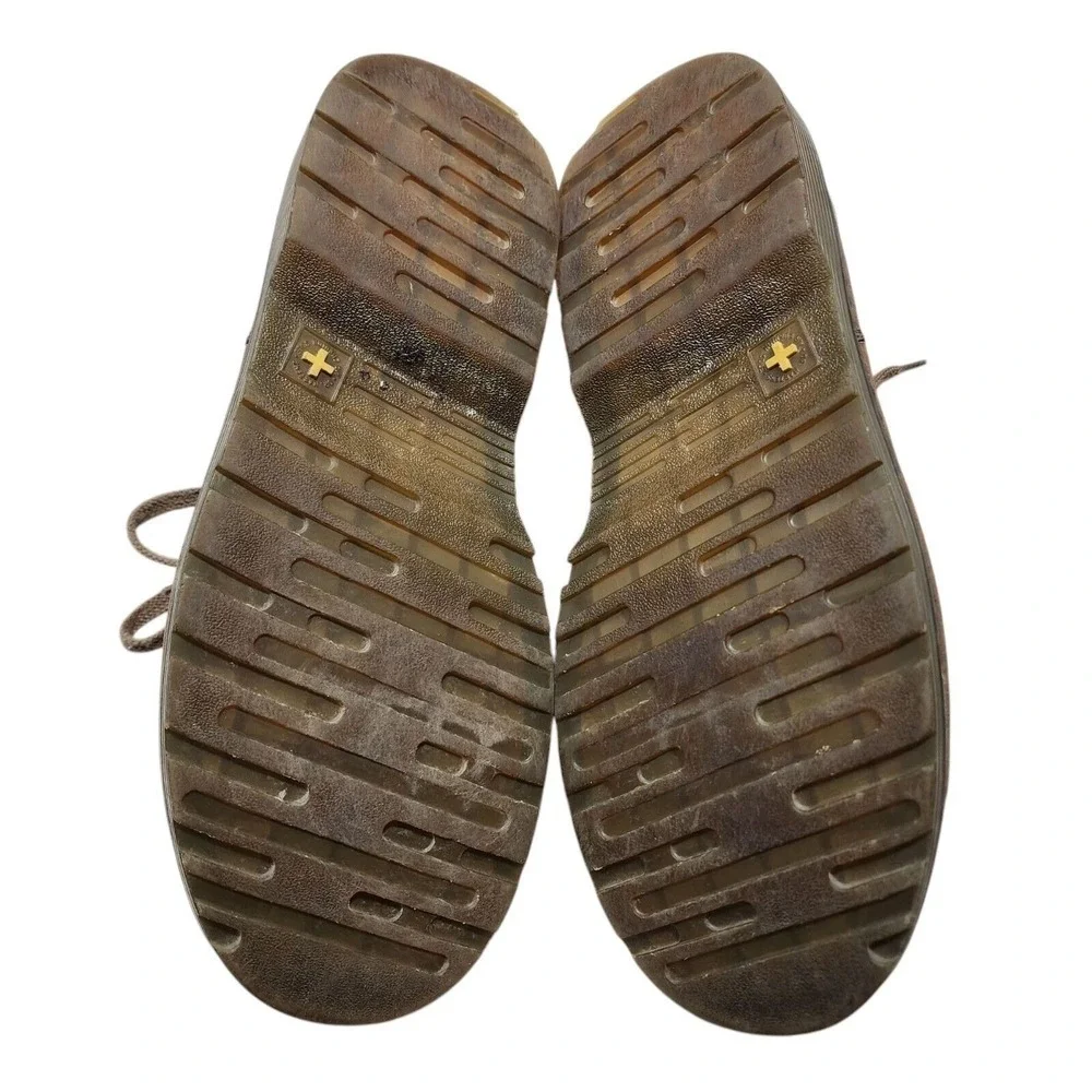 Dr. Martens Nevin Shoes Mens 13 Brown Leather Oxford Lace Up AW004 KV05 N‎